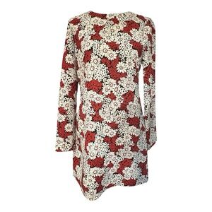 Zara Mini Dress in Black and White Motif | M (Runs Small)